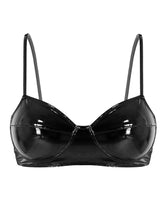 Leather Brassiere Lingerie for women and ladies