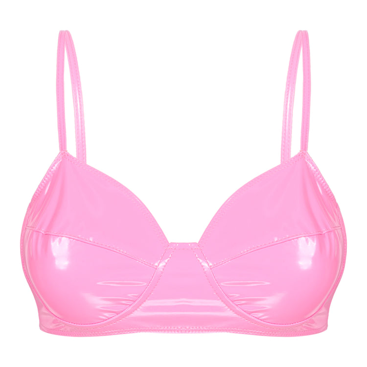 Leather Brassiere Lingerie for women and ladies