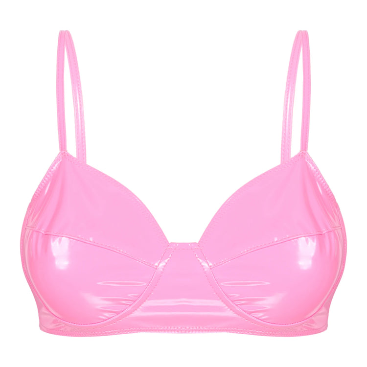 Leather Brassiere Lingerie for women and ladies