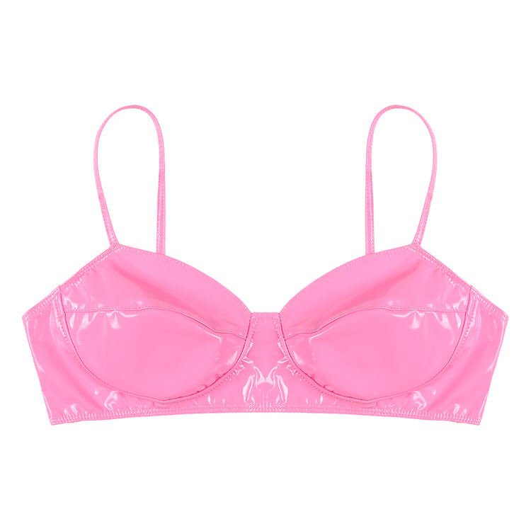 Leather Brassiere Lingerie for women and ladies