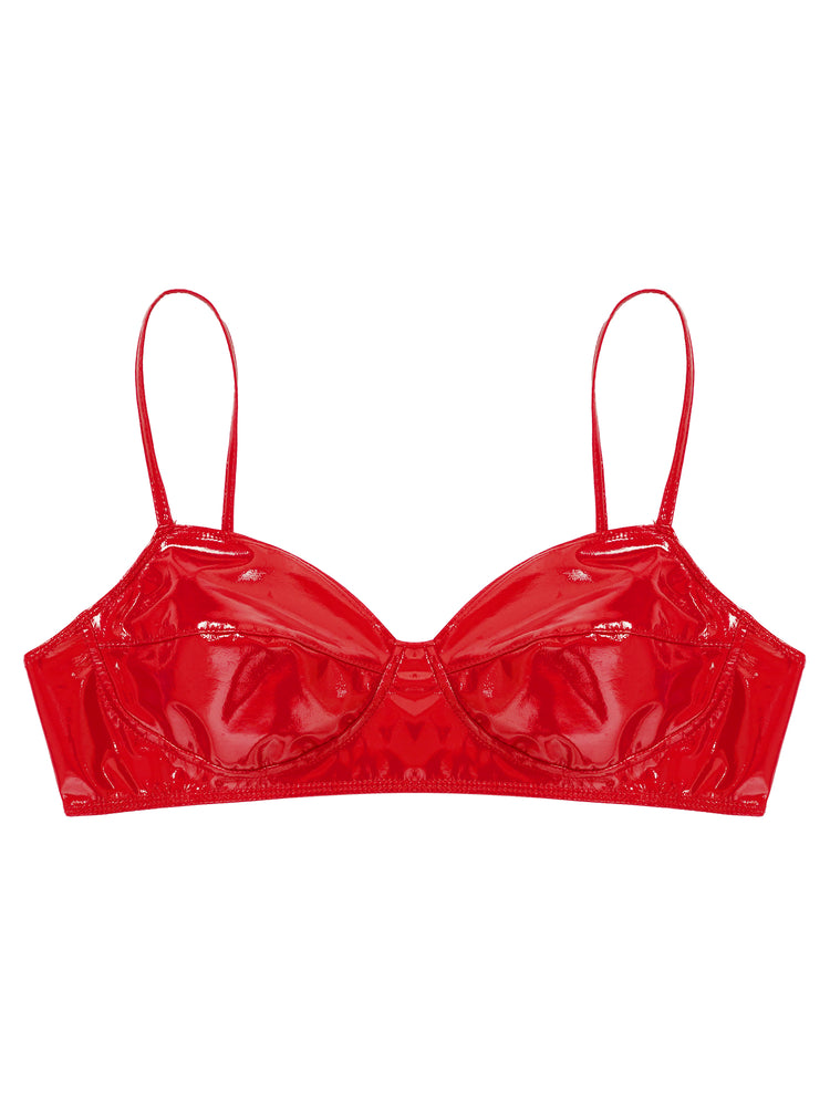 Leather Brassiere Lingerie for women and ladies