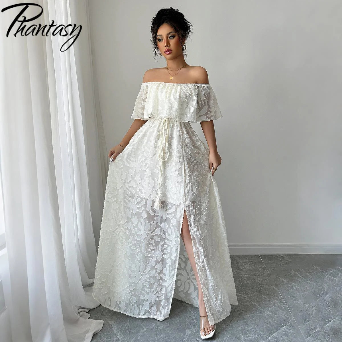 women summer white dress