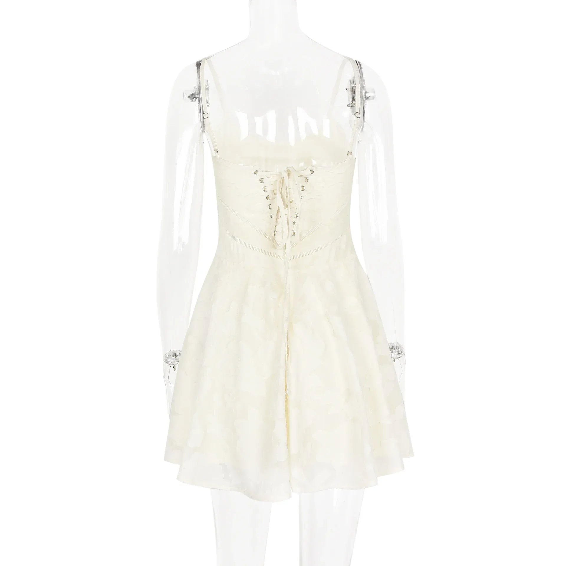 Summer Dresses for Women Fashion Casual  A Line Dress Lace Up Elegant Graduation Birthday Dress