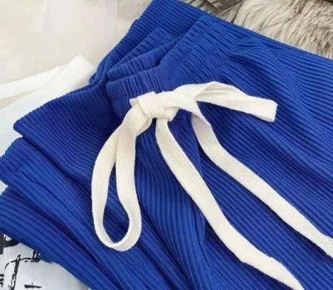 Women Trousers Pants with A High Waisted Slim Fit And Floor Length Pleated Straight Pants for Ladies Wide Leg Pants