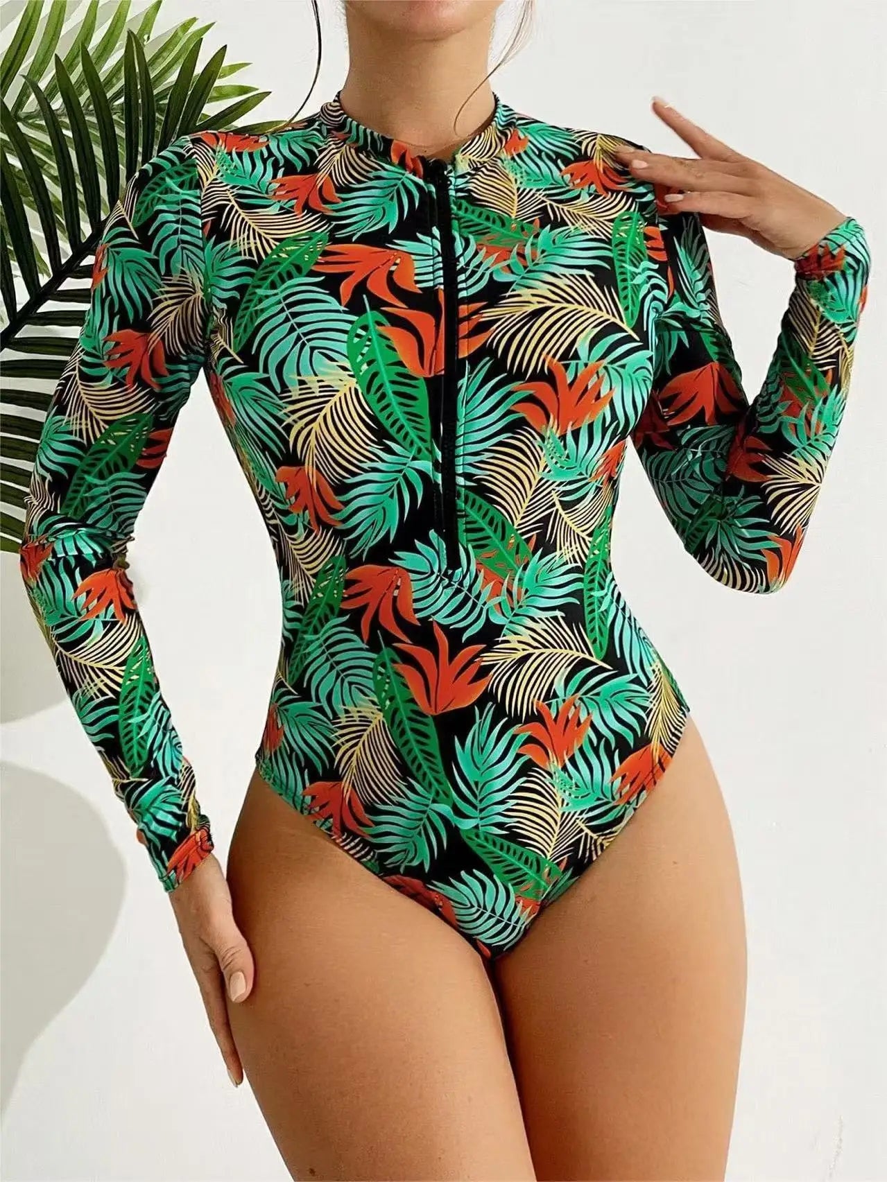 Women Sexy Swimwear One-piece Bathing Swimming Suit Printed Surfing Suits Beachwear Clothing Fashion Bikinis Swimsuit Woman New