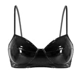 Leather Brassiere Lingerie for women and ladies