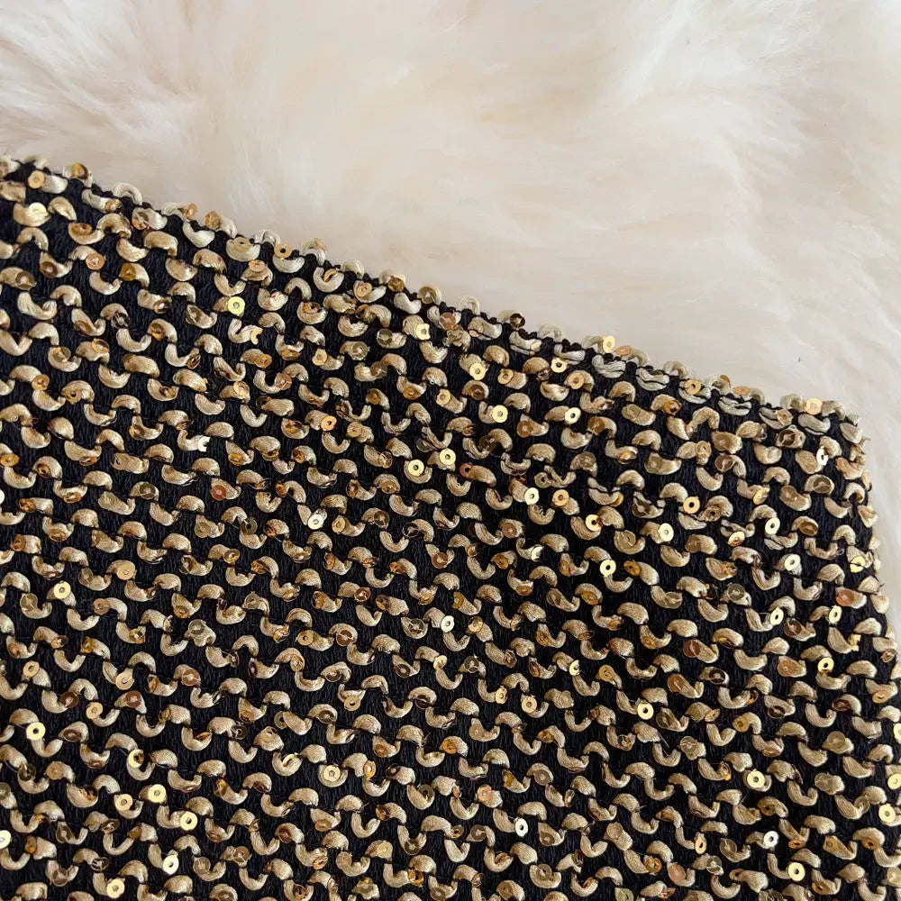 Skirts For Women Stylish Sequin Woman Skirt Formal Office Premium Chic And Elegant V Luxury Offer Original Hot Korean Style On