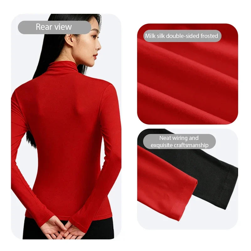 New women's top for 2025, slimming and sexy, soft and comfortable fabric, solid color and versatile