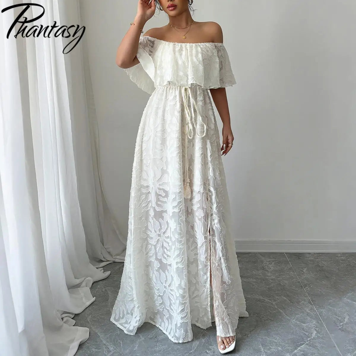 women summer white dress