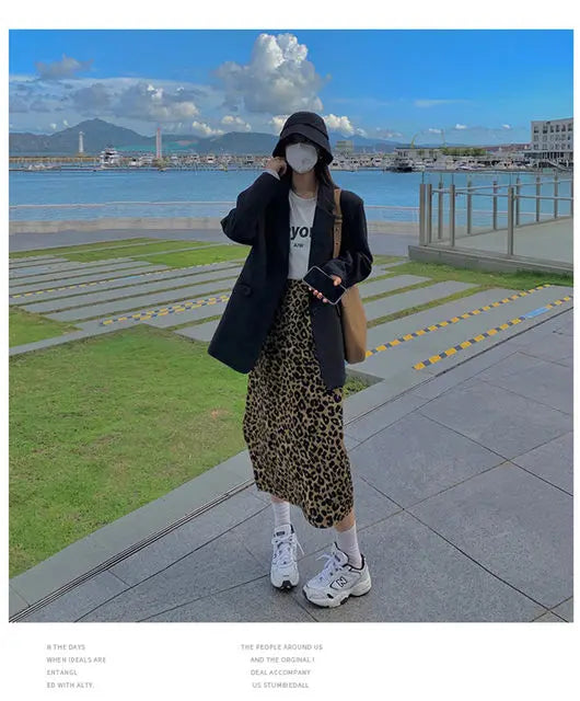Women"s Outerwear Overcoat Female Mujer Colors Outerwear Plaid Suits Print One Stand Pad Street And Asymmetrical Design