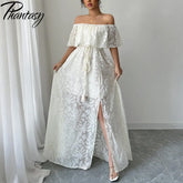women summer white dress