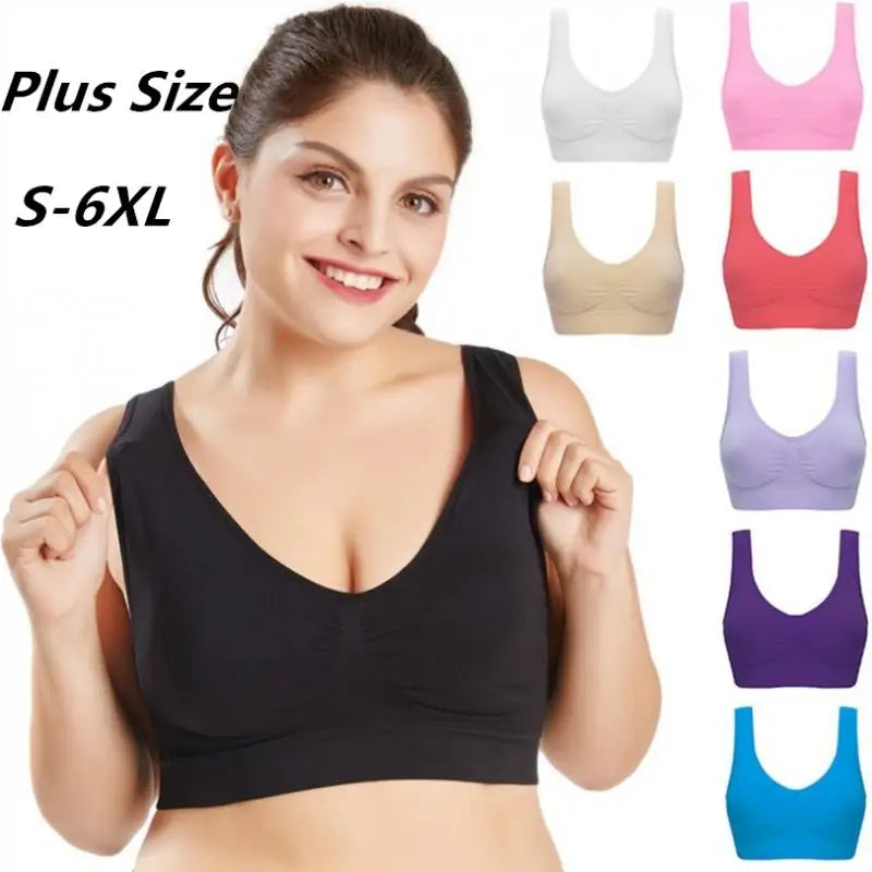 Women Sport Yoga Bra Running Vest Gym Workout