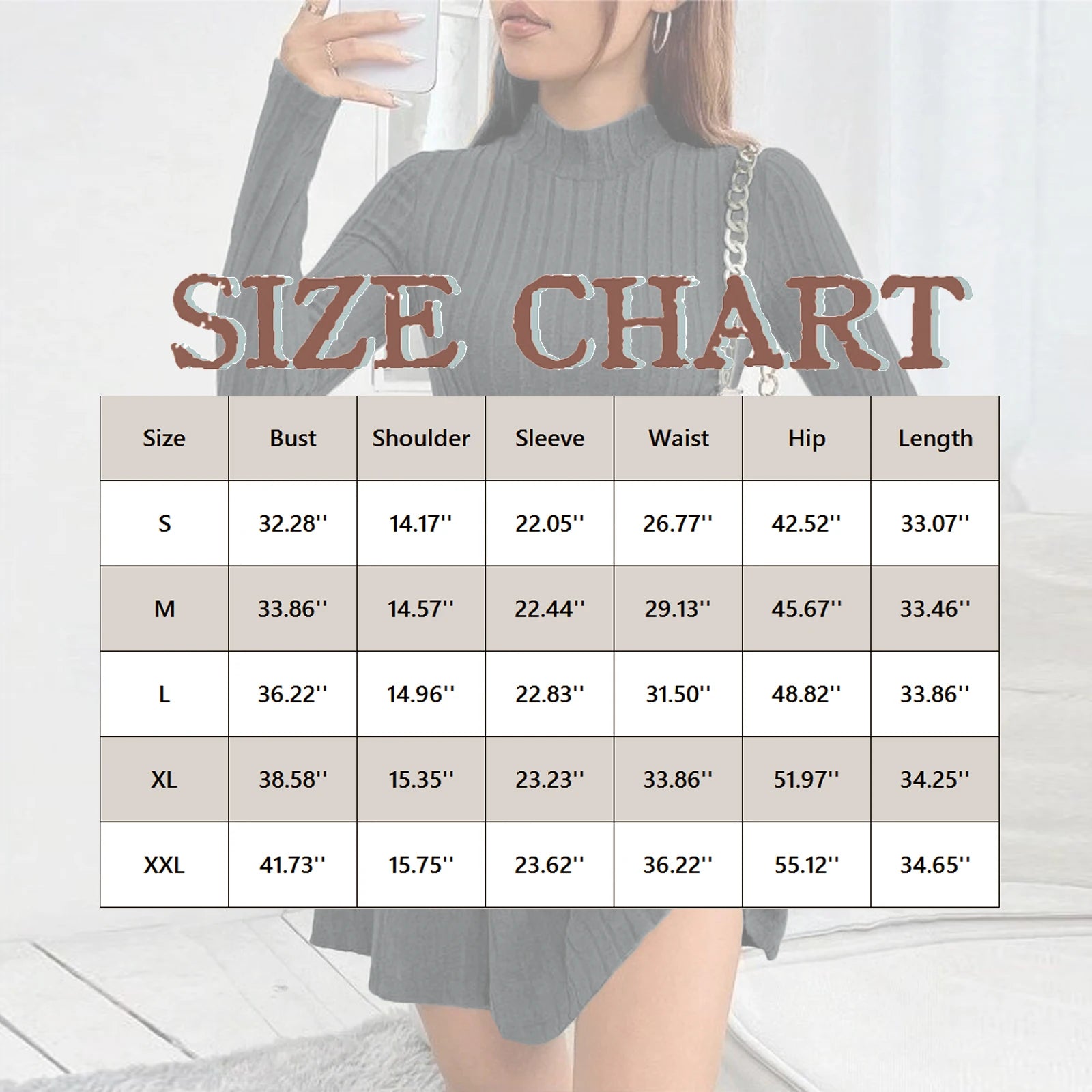 Women's Dresses Fall Winter Simple Solid Color Long Sleeve Mock Neck A Line High Waisted Flare Hem Casual Short Dresses 2025