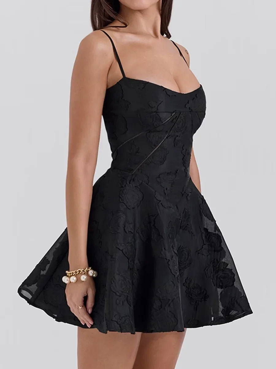 Summer Dresses for Women Fashion Casual  A Line Dress Lace Up Elegant Graduation Birthday Dress