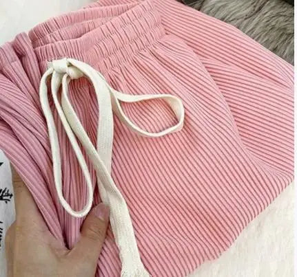 Women Trousers Pants with A High Waisted Slim Fit And Floor Length Pleated Straight Pants for Ladies Wide Leg Pants