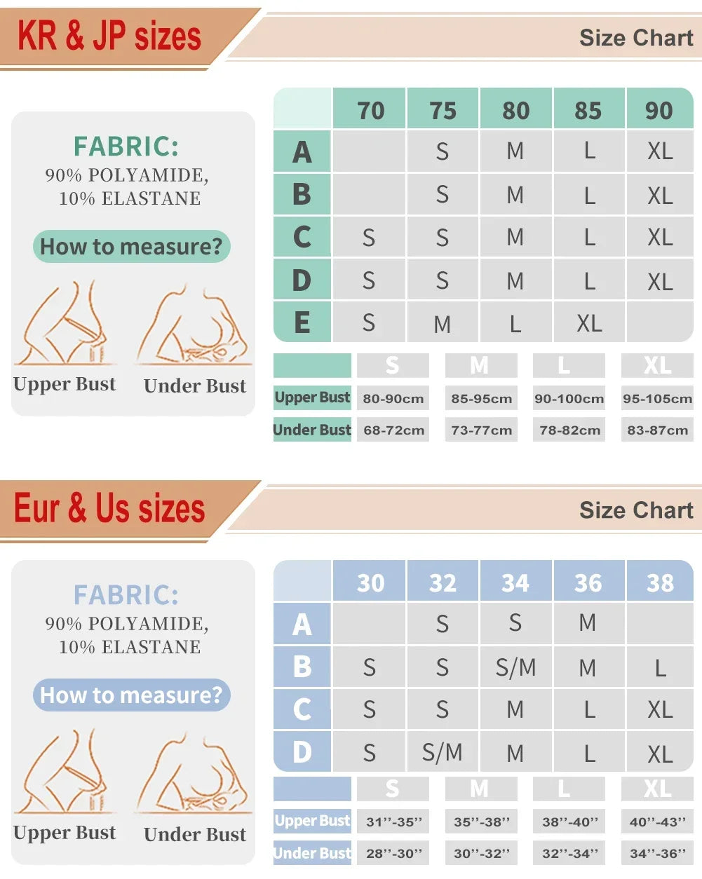 Women's Strapless No Padding Seamless Front Button Bra Comfortable Smooth Underwear