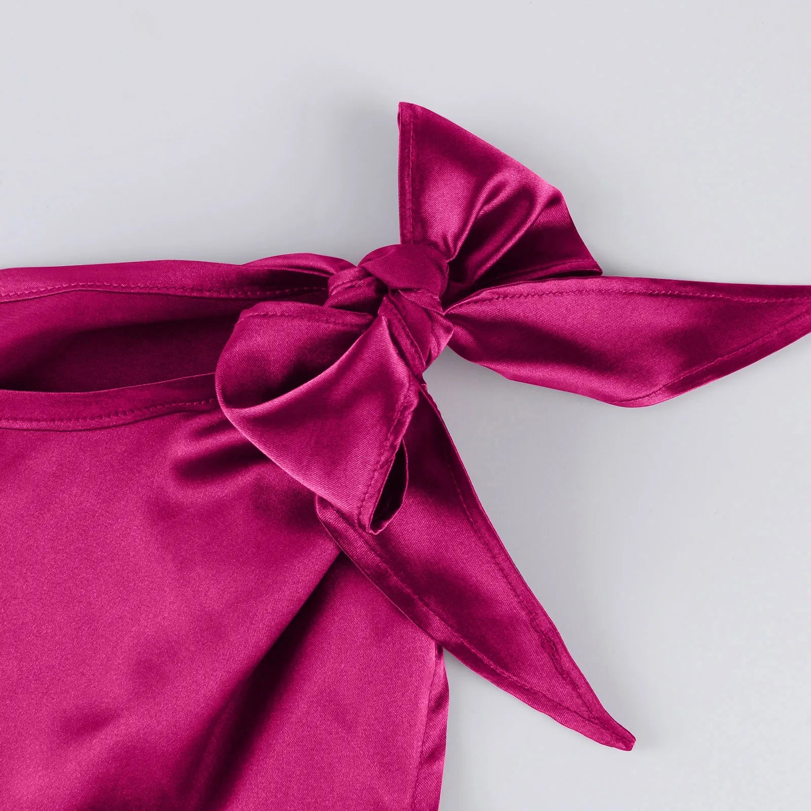 Womens Tops 2024 Pullover Fashionable And Sexy Women'S Solid Color Satin Pullover One-Shoulder Sleeveless Top топ летний