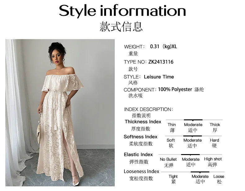 Women's Dresses 2025 Summer White Dress Women Cover-Ups Outfits Boho Hippie Chic Long Maxi Dresses Female Clothes Robe Vestidos