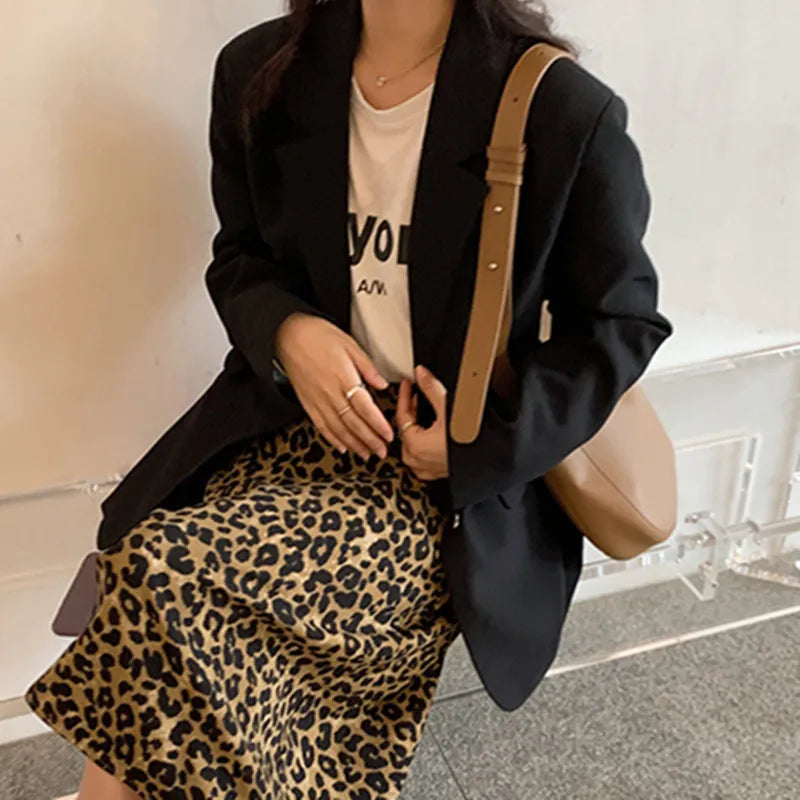 Women"s Outerwear Overcoat Female Mujer Colors Outerwear Plaid Suits Print One Stand Pad Street And Asymmetrical Design