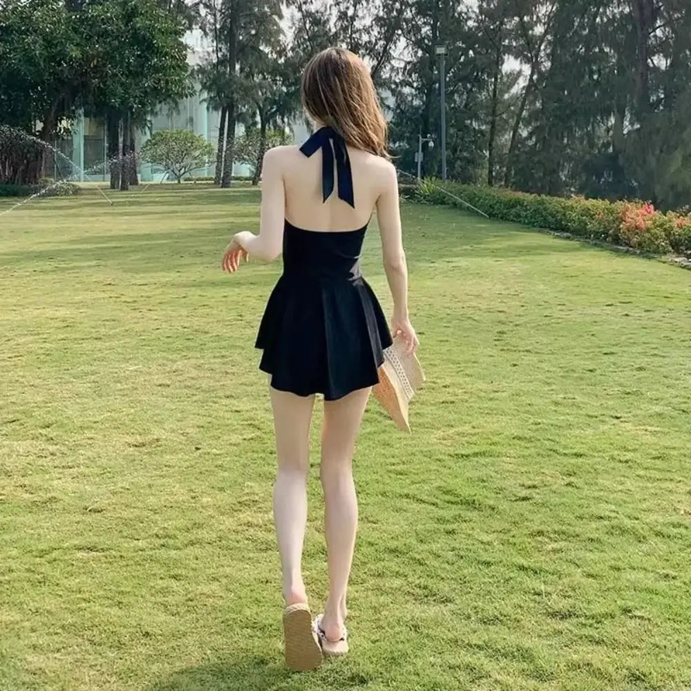 High Waist Women Beach Wear Swim Skirt Swim Suit Waterproof Beach Swimwear Sun Protection Pretty Summer Beach Dress Summer