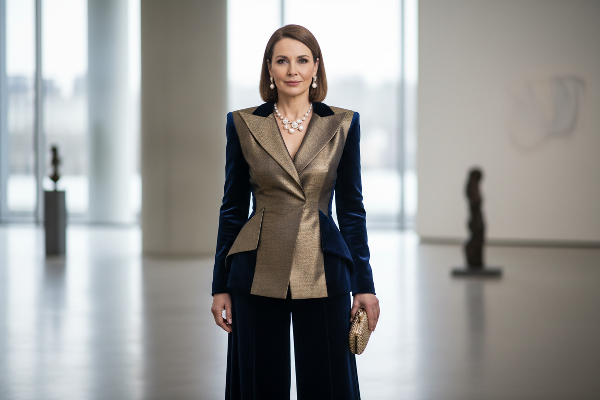 A woman in her prime that makes fashion speaks for her